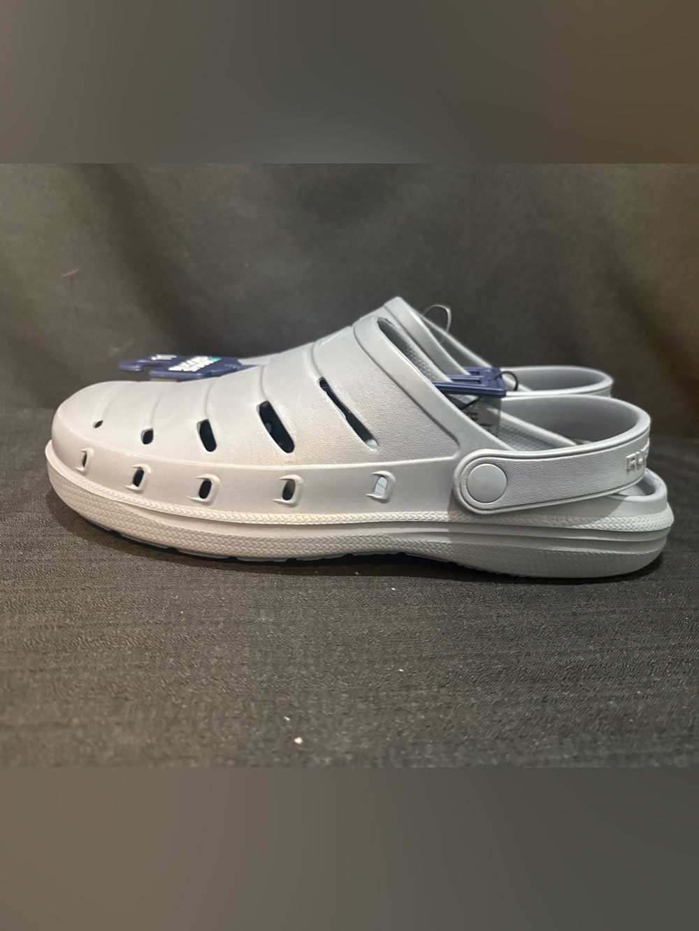 Rugged Shark Men's Cove Clogs Gray size 11 NWT